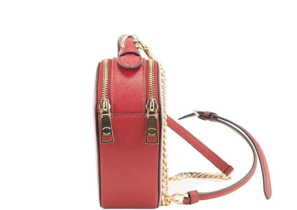 商品Coach|Small Pink Colorblock Crossgrain Leather Heart Crossbody Handbag,价格¥2635,第5张图片详细描述