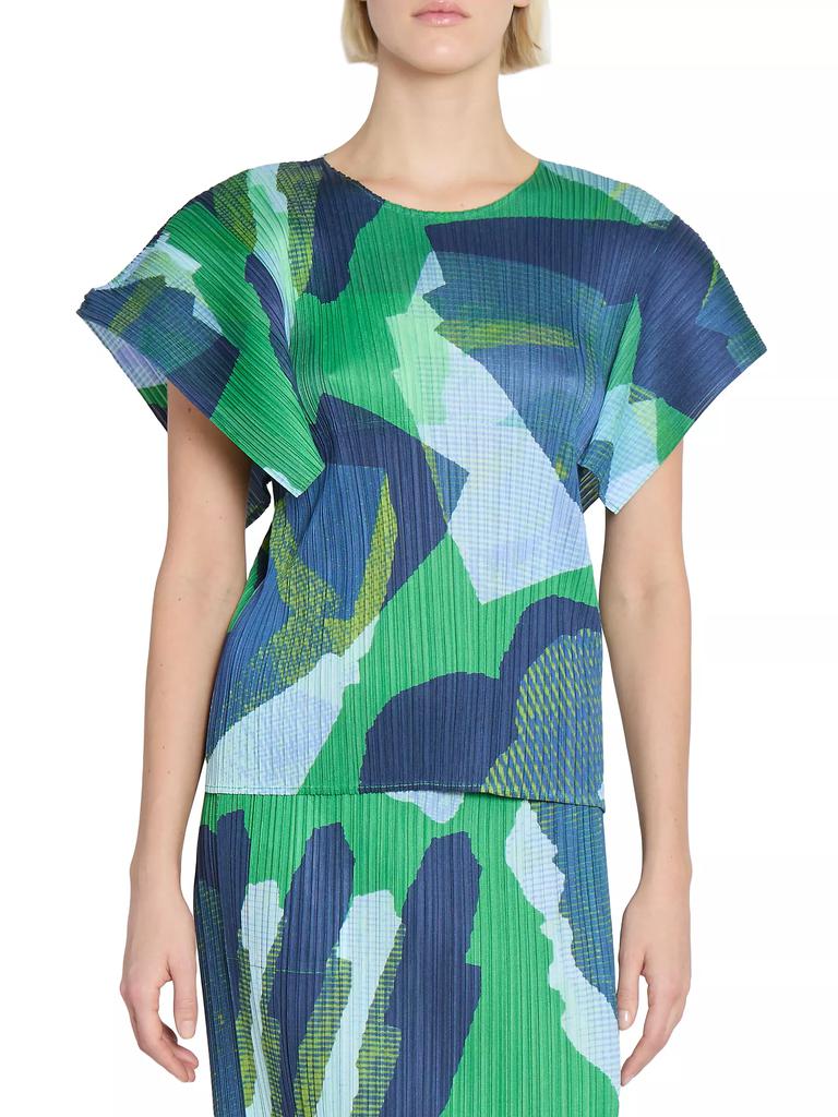 Pleats Please Interplanetary Meteorite Top - T-Shirts - Free