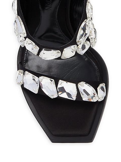商品Alexander McQueen|Crystal-Embellished Mules,价格¥9234,第6张图片详细描述