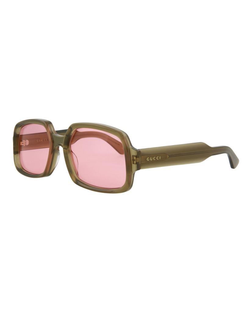 Square -Frame  Acetate Sunglasses商品第2张图片规格展示