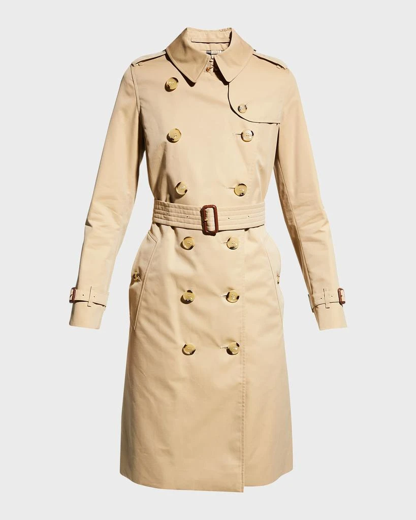 商品Burberry|Kensington Heritage Belted Long Trench Coat,价格¥20001,第1张图片