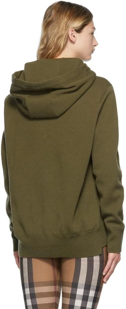 商品Burberry|Green Jaida Knit Hoodie,价格¥9783,第3张图片详细描述