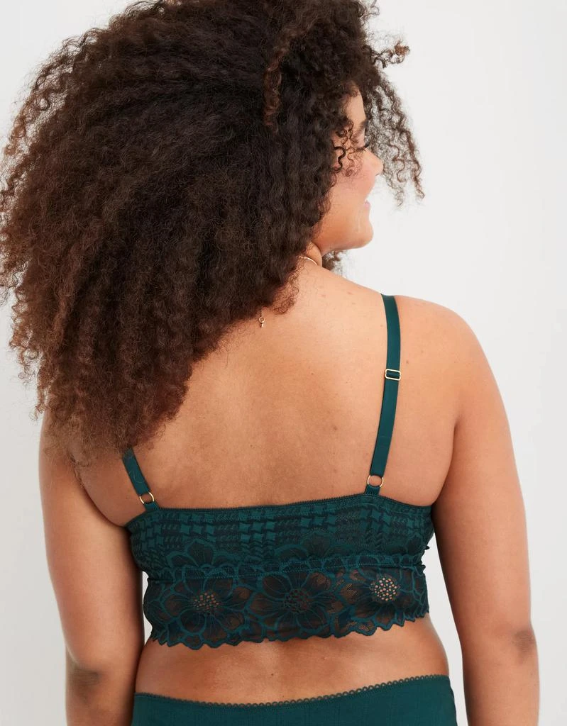 商品Aerie|Aerie Snow Angel Lace Padded Bralette,价格¥121,第3张图片详细描述
