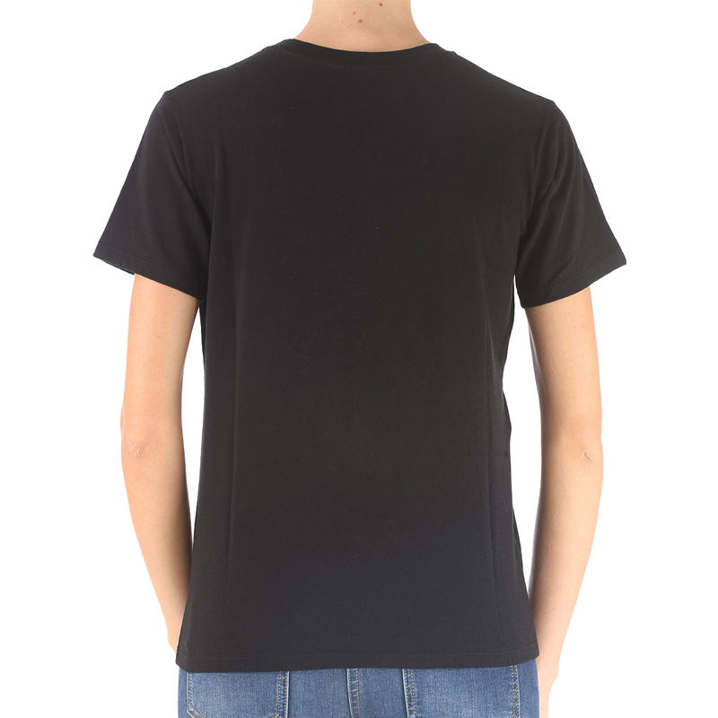 GUCCI 古驰 女士黑色鹦鹉印花棉质短袖T恤 422730-X3E12-1082商品第3张图片规格展示