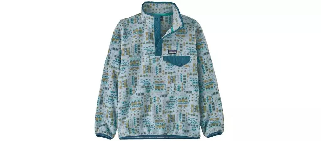 商品Patagonia|男童款 轻质Synchilla Snap-T双面绒套头衫,价格¥265,第1张图片