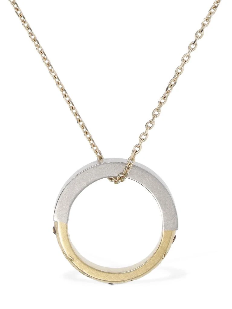 商品MAISON MARGIELA|Bicolor Crystal Ring Charm Necklace,价格¥4323,第1张图片