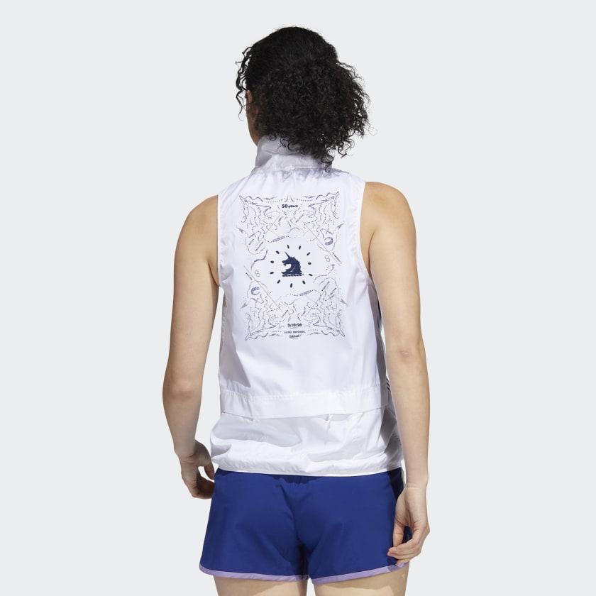 商品Adidas|Women's adidas Boston Marathon 2022 Run Icons 3-Stripes Wind Vest,价格¥277,第5张图片详细描述