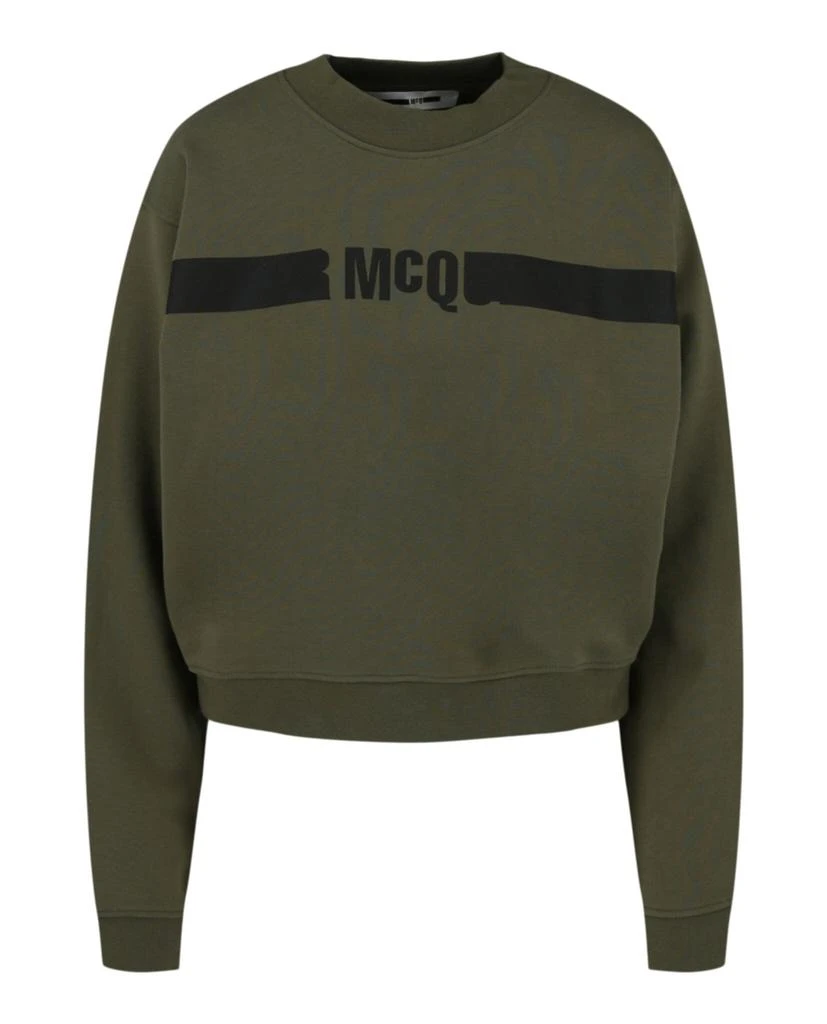 商品Alexander McQueen|Logo Cropped Sweatshirt,价格¥968,第1张图片