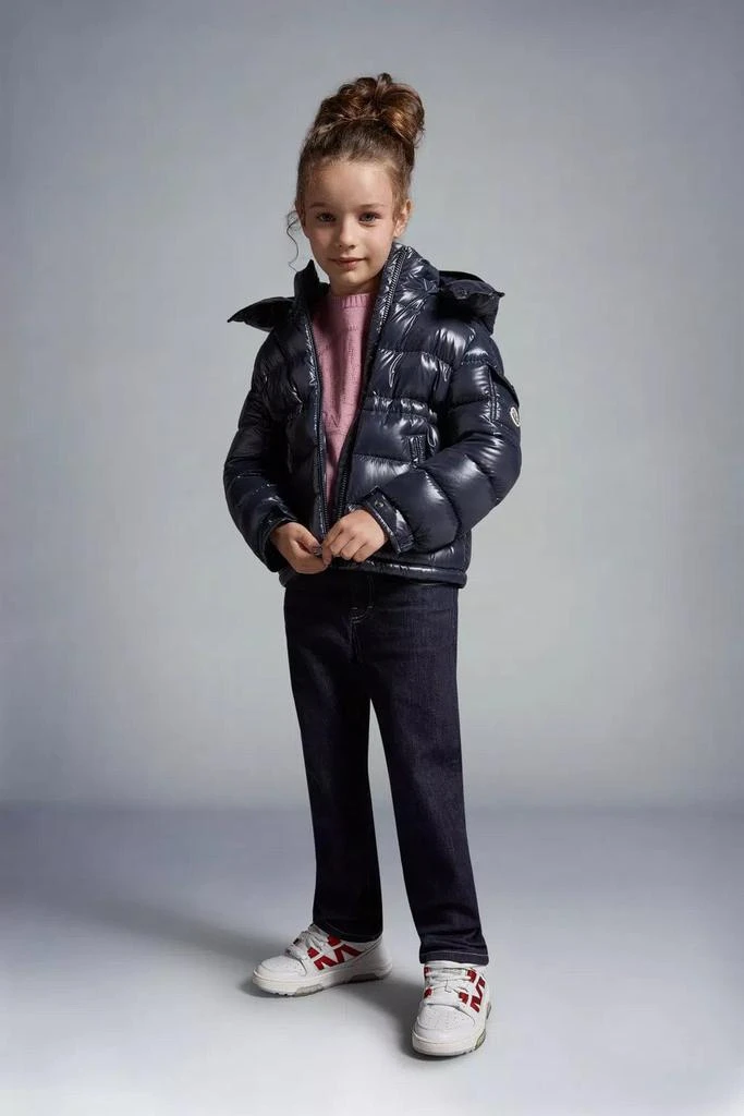 商品Moncler|Moncler Enfant Girls Down Padded Maire Jacket in Navy,价格¥6356,第2张图片详细描述