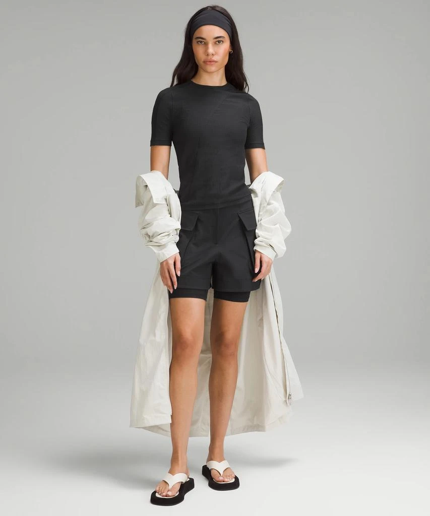 商品Lululemon|Asymmetrical Ribbed Cotton T-Shirt,价格¥286,第1张图片