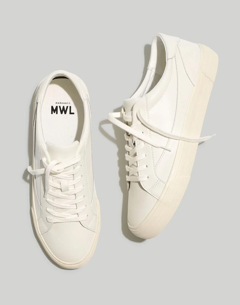 商品Madewell|Sidewalk Low-Top Sneakers in Leather,价格¥320,第3张图片详细描述