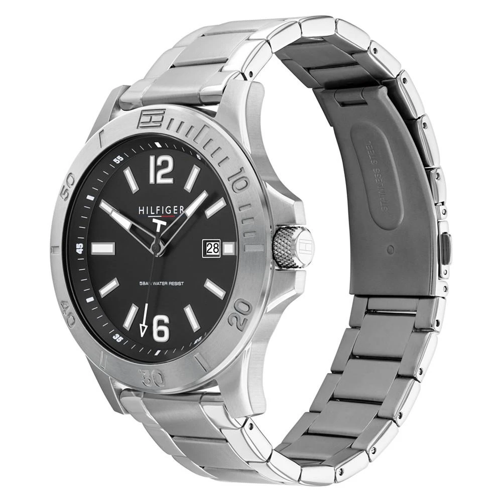 商品Tommy Hilfiger|Men's Stainless Steel Bracelet Watch 46mm,价格¥752,第2张图片详细描述