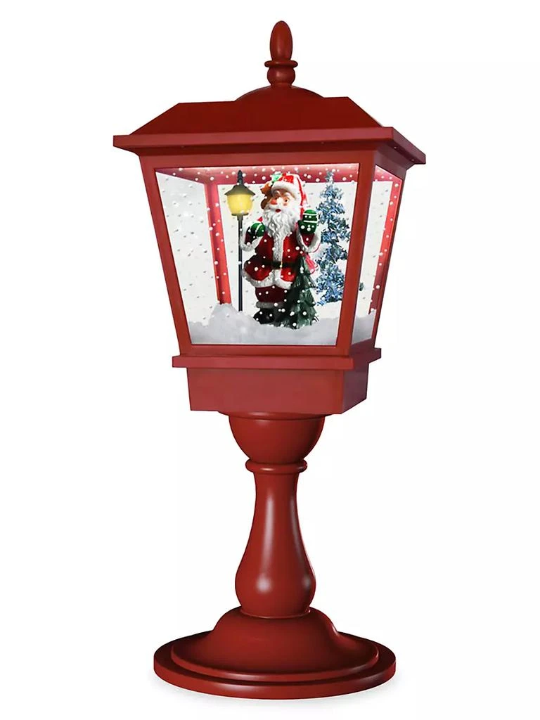 商品Fraser Hill Farms|Let It Snow Musical Tabletop Lantern with Santa Scene,价格¥746,第1张图片