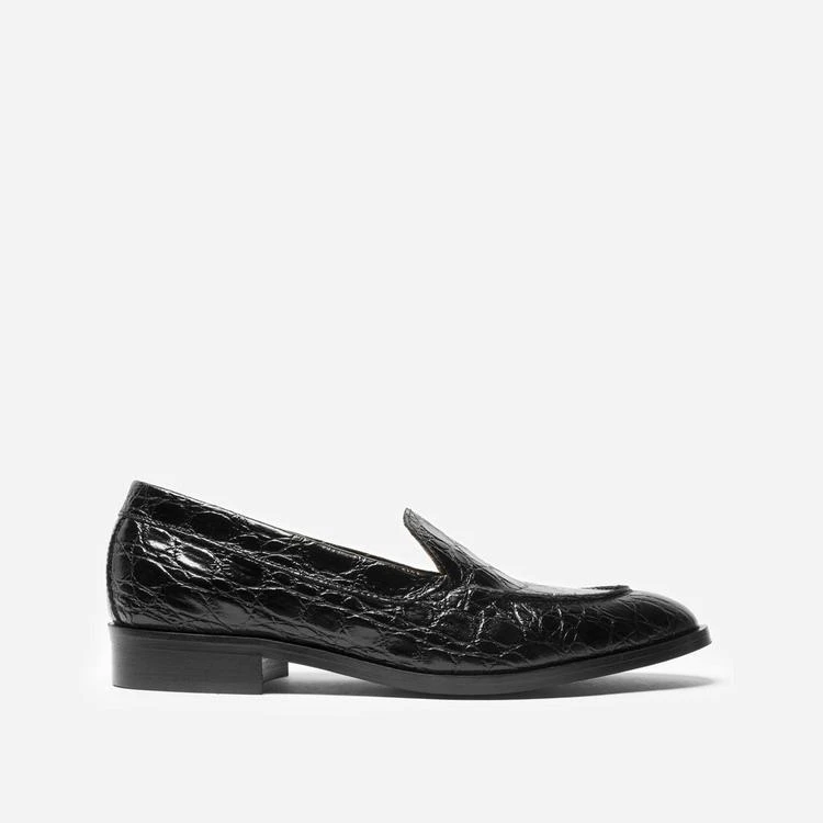 商品Everlane|鳄鱼纹摩登乐福鞋,价格¥1334,第1张图片
