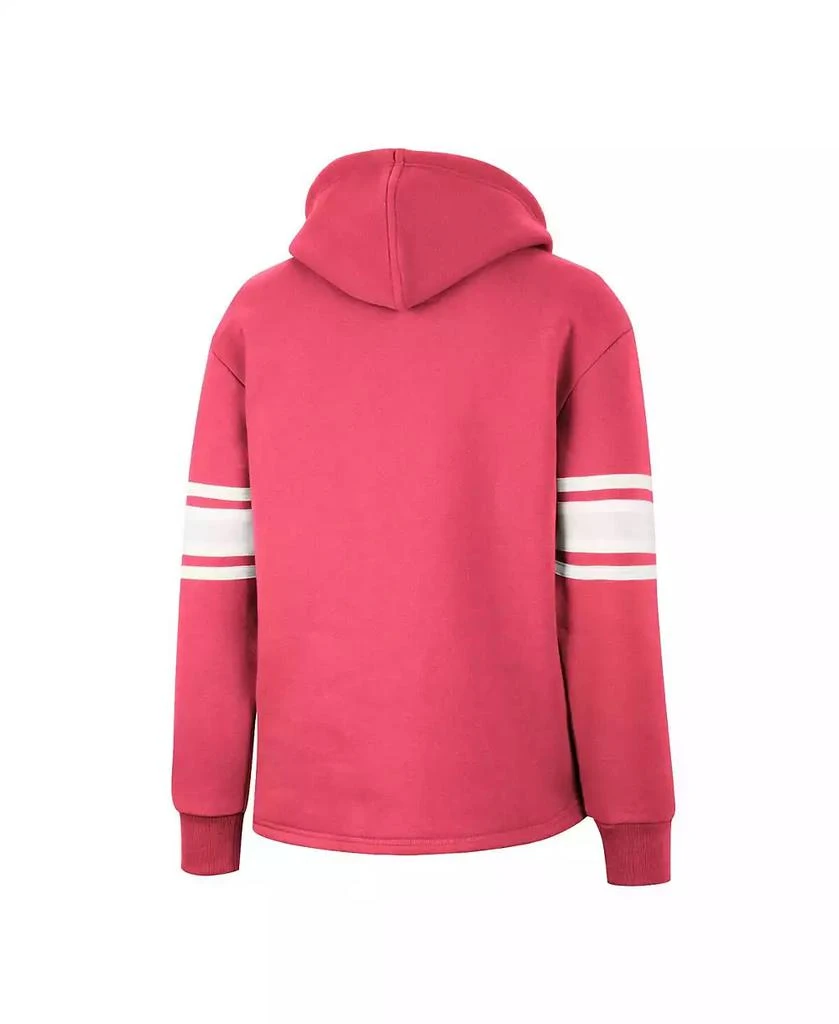 商品Colosseum|Women's Scarlet Ohio State Buckeyes Mia Striped Full-Snap Hoodie Jacket,价格¥511,第2张图片详细描述