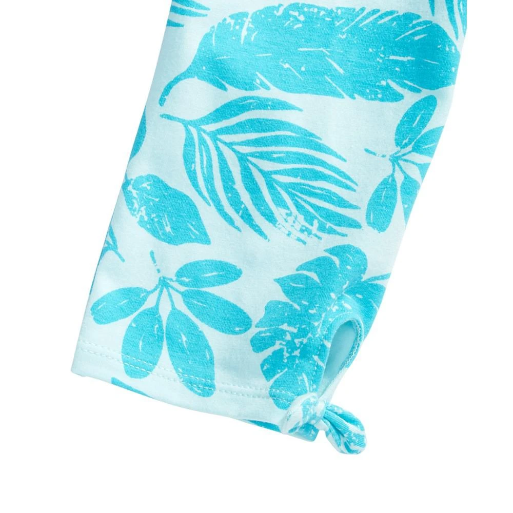 商品First Impressions|Baby Girls Palm-Print Capri Leggings, Created for Macy's,价格¥37,第3张图片详细描述