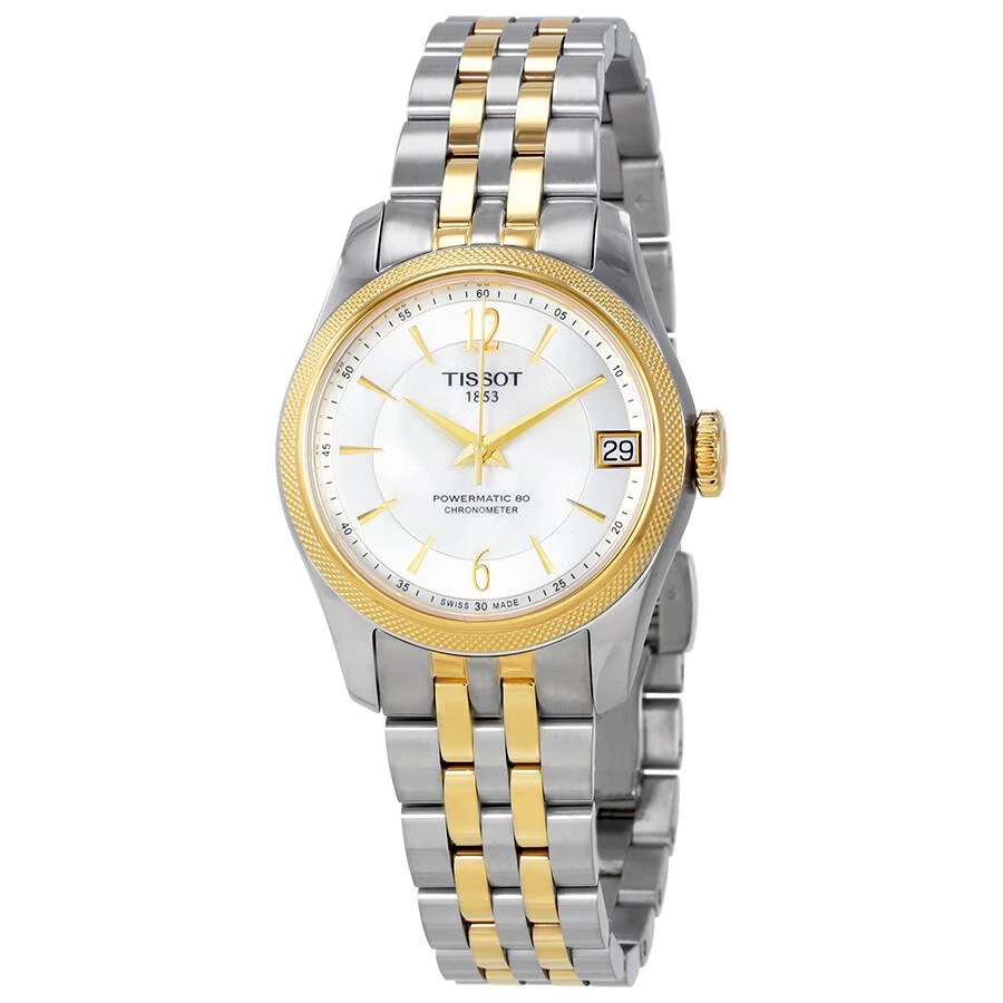 商品Tissot|T-Classic Ballade Automatic Mother of Pearl Dial Ladies Watch T108.208.22.117.00,价格¥2513,第1张图片