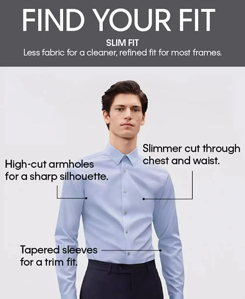 商品Calvin Klein|CK 男士长袖棉质衬衣 弹力面料 多款色号可选,价格¥303,第5张图片详细描述