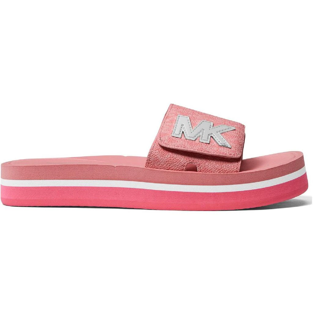 商品Michael Kors|MICHAEL Michael Kors Womens Logo Flatform Pool Slides,价格¥169,第2张图片详细描述