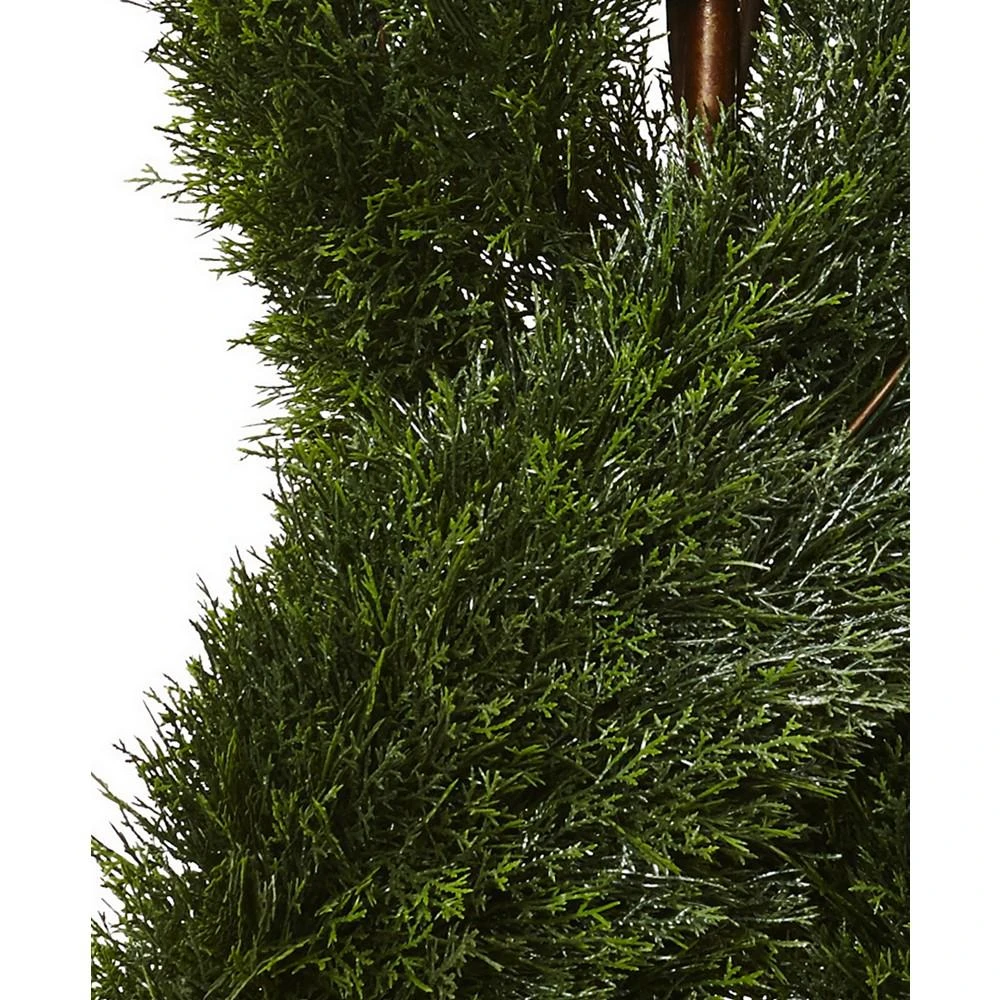 商品NEARLY NATURAL|5’ Indoor/Outdoor UV-Resistant Artificial Pond Cypress Spiral Topiary,价格¥3193,第2张图片详细描述