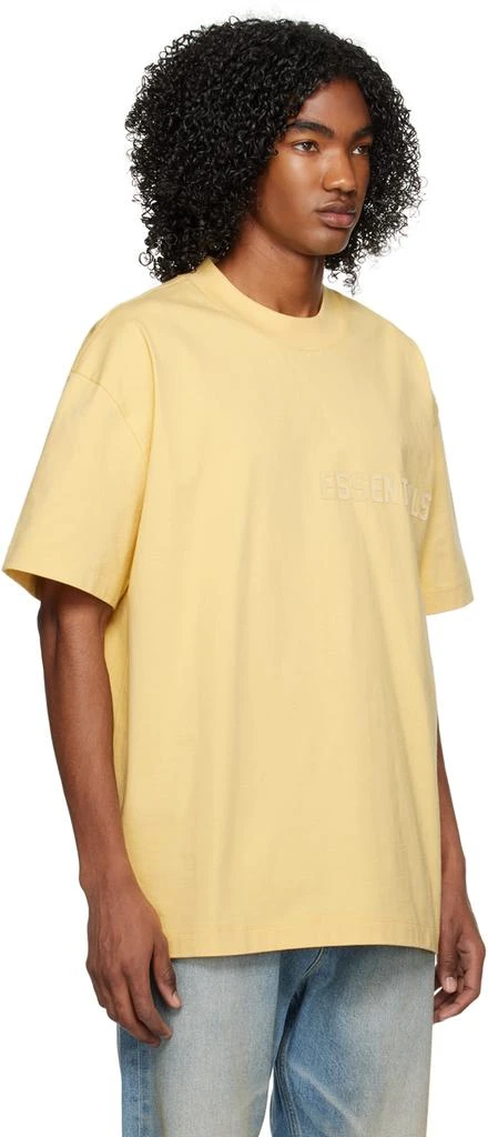 商品Essentials|2023春季新款 黄色纯棉平纹针织T恤,价格¥203,第2张图片详细描述