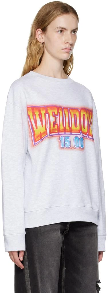商品We11done|Gray Crewneck Sweatshirt,价格¥796,第2张图片详细描述