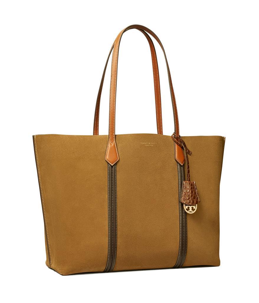 商品Tory Burch|Perry Suede Triple-Compartment Tote,价格¥4395,第5张图片详细描述