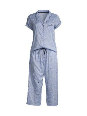 商品Tommy Hilfiger|2-Piece Capri Pajama Set,价格¥285,第3张图片详细描述