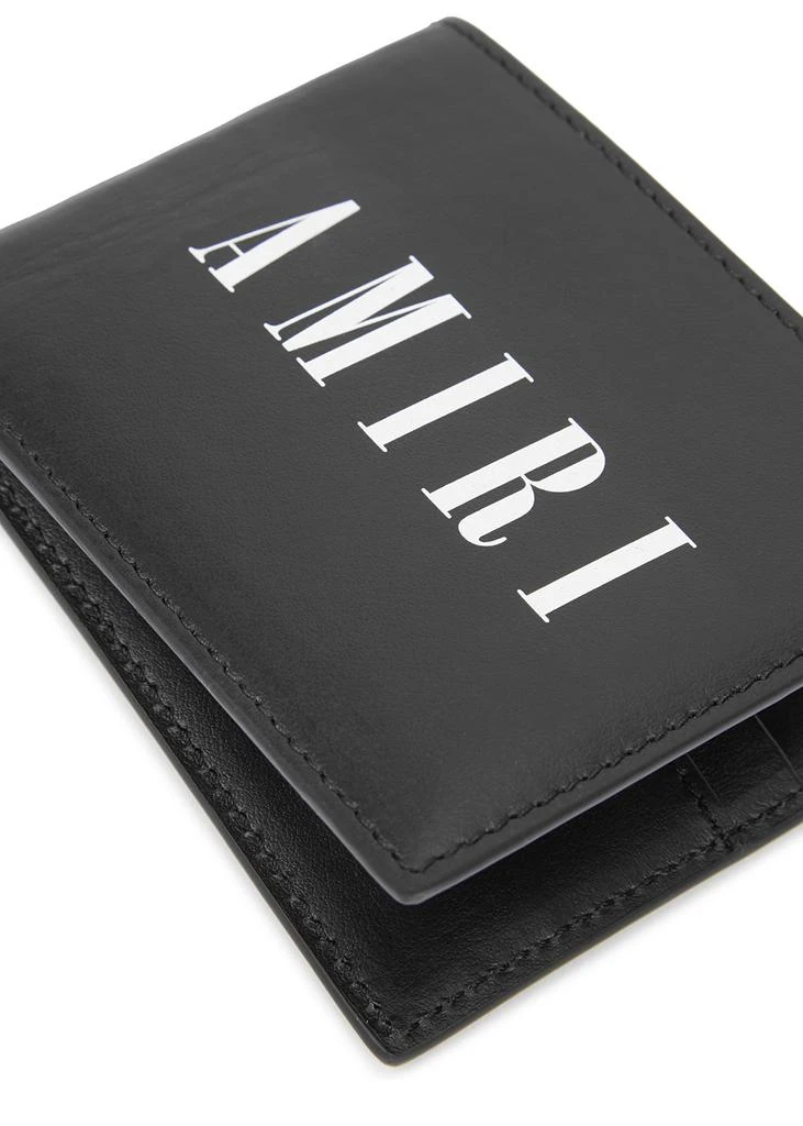 商品AMIRI|Black logo-print leather wallet,价格¥1638,第4张图片详细描述