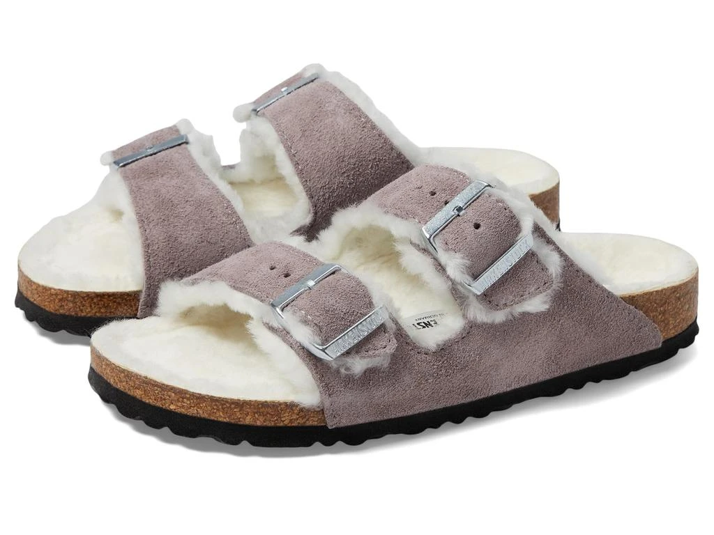 商品Birkenstock|女式 亚利桑那羊羔绒麂皮 凉拖,价格¥881,第1张图片