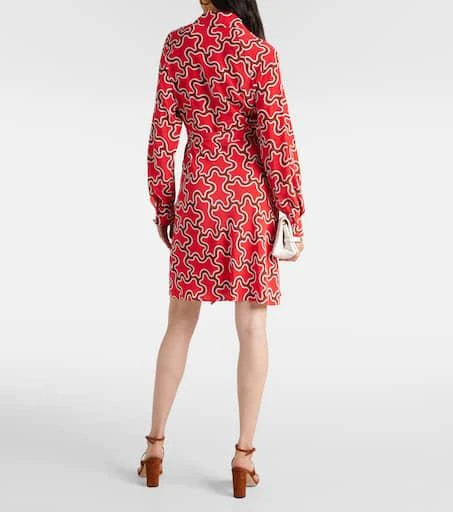 商品Diane von Furstenberg|Sophie印花针织迷你连衣裙,价格¥3619,第3张图片详细描述