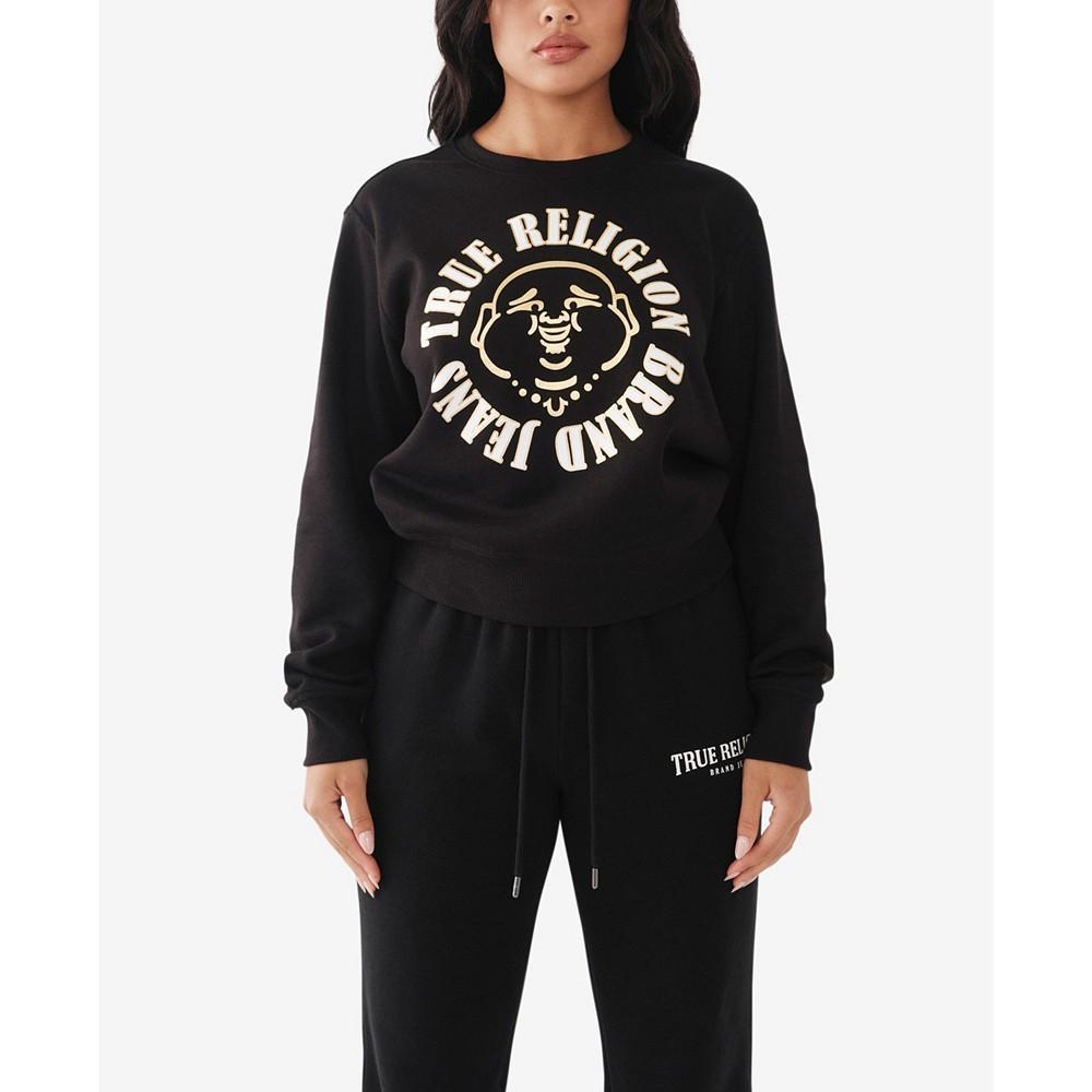 商品True Religion|Women's Relaxed Pullover Sweatshirt,价格¥853,第1张图片
