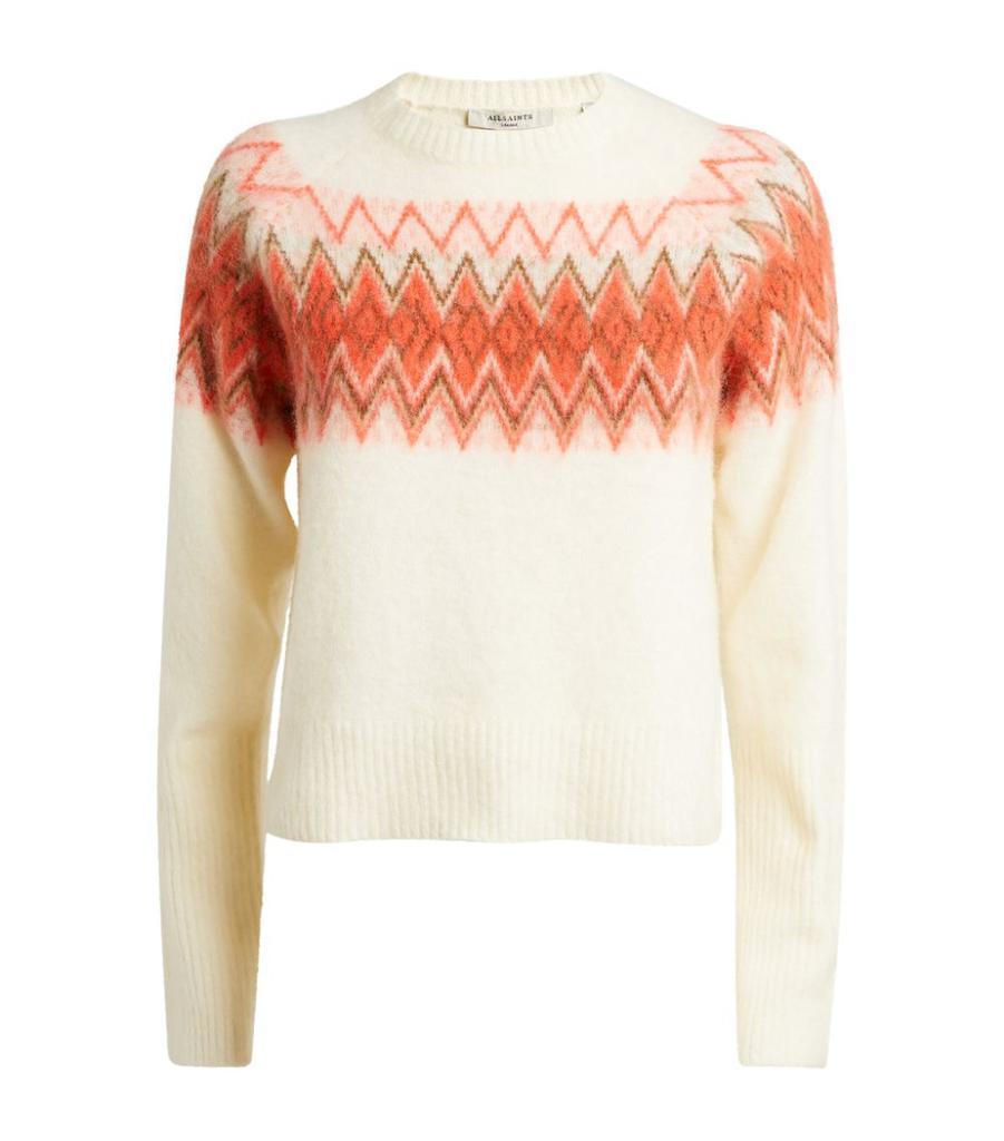 商品ALL SAINTS|Fair Isle Clyde Sweater,价格¥1271,第1张图片