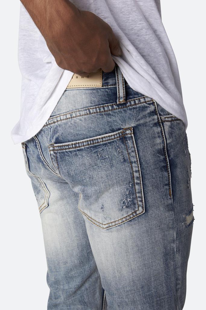 M1 Repaired Denim - Blue牛仔裤商品第9张图片规格展示