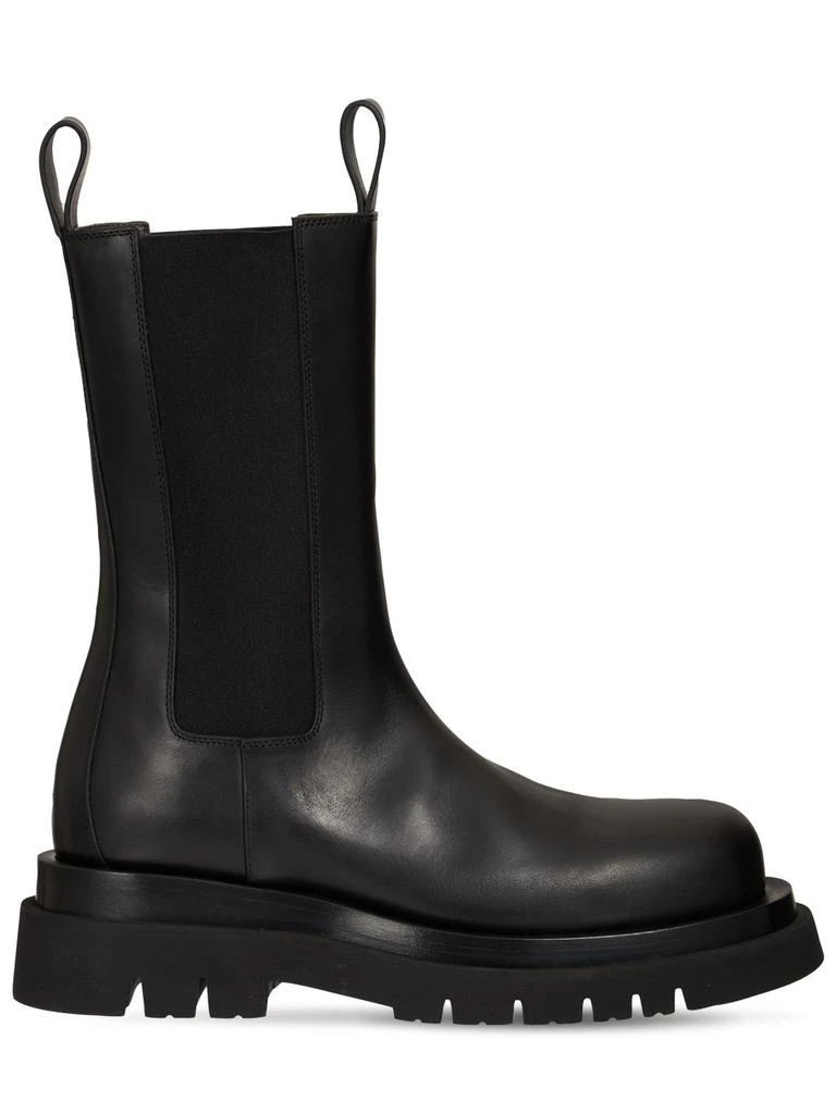 商品Bottega Veneta|55mm Lug Leather Beatle Boots,价格¥11212,第1张图片