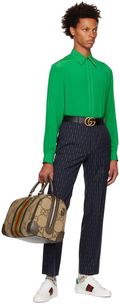 商品Gucci|绿色 Gainsburg 衬衫,价格¥8715,第6张图片详细描述