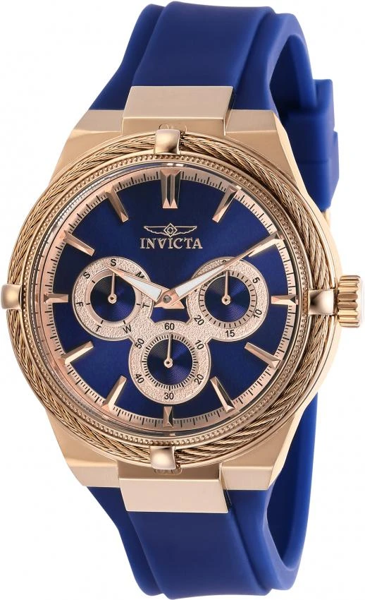 商品Invicta|Invicta Bolt Quartz Blue Dial Dauphine Ladies Watch 28912,价格¥620,第1张图片