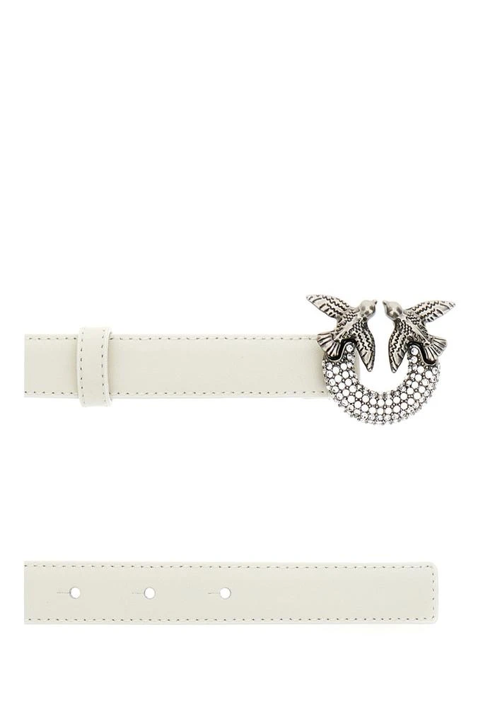 商品PINKO|Pinko Love Birds Logo Plaque Belt,价格¥576,第2张图片详细描述