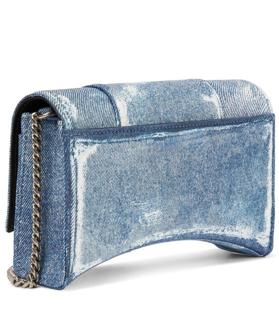 商品Balenciaga|Hourglass leather wallet on chain,价格¥9353,第6张图片详细描述
