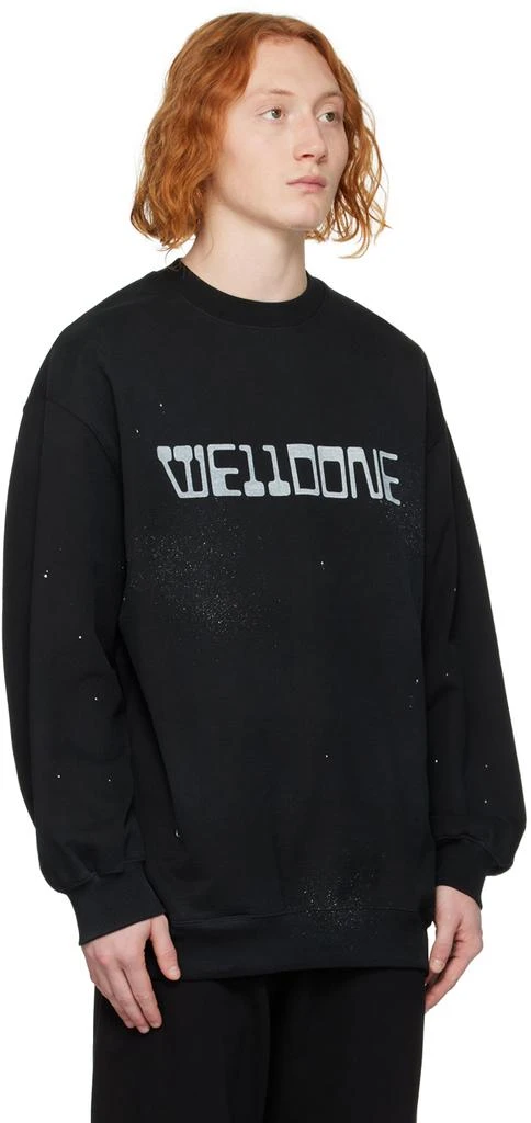 商品We11done|Black Future Sweatshirt,价格¥4057,第2张图片详细描述