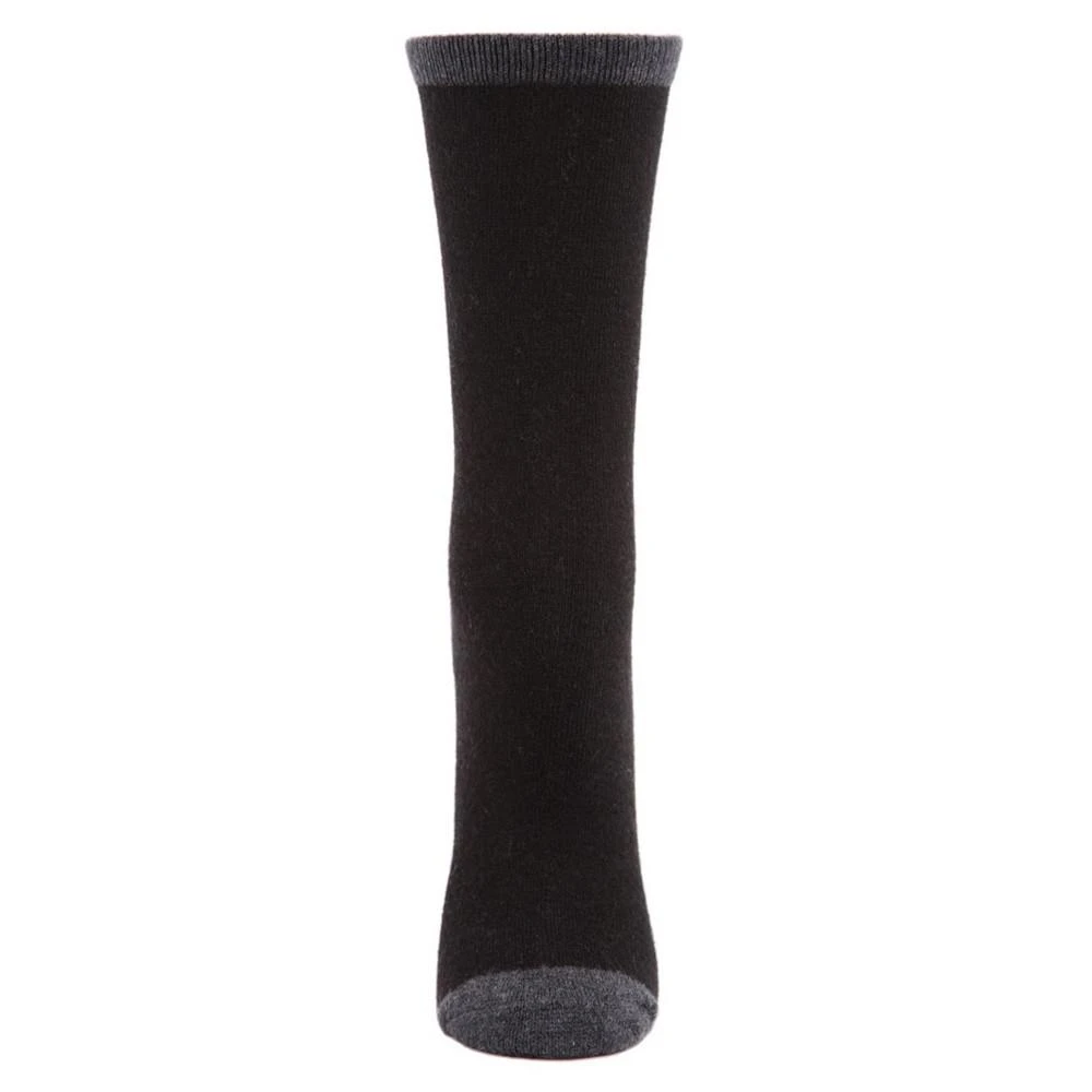 商品Memoi|Tipped Flat knit Cashmere Women's Crew Socks,价格¥104,第2张图片详细描述