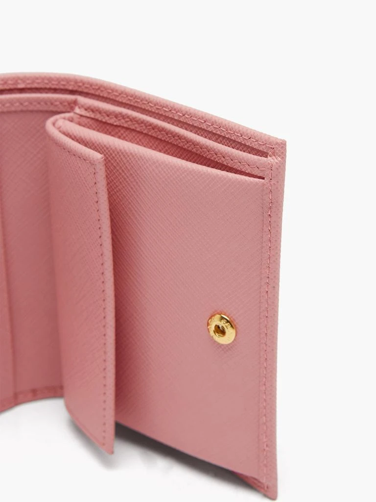 商品Prada|Triangle logo-plaque Saffiano-leather wallet,价格¥4418,第2张图片详细描述