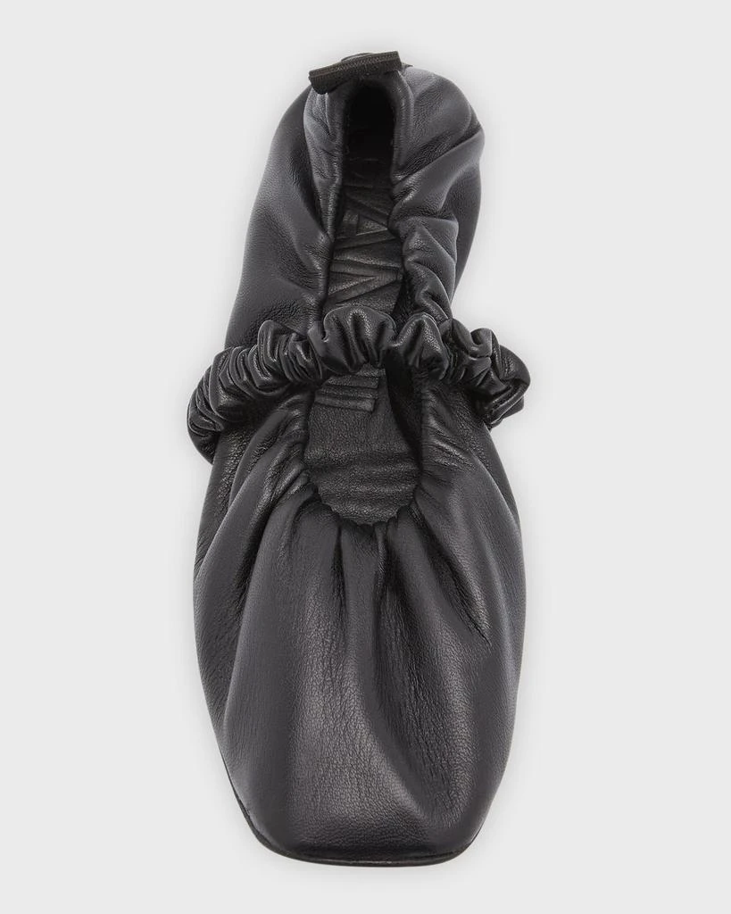 商品Ganni|Soft Leather Mary Jane Ballerina Flats,价格¥1586,第5张图片详细描述