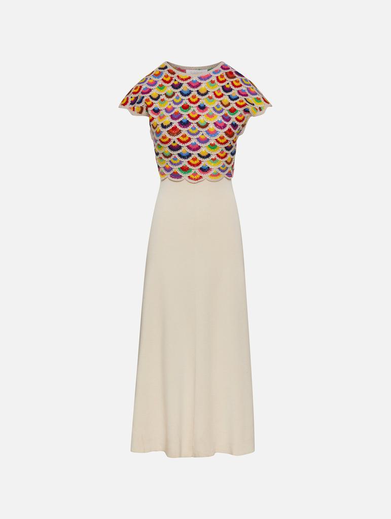 商品Chloé|Crochet Cashmere Dress,价格¥6566,第1张图片