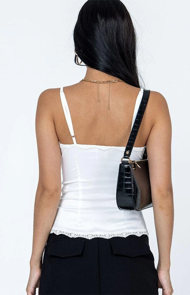 商品Princess Polly|White Juliana Tank Top,价格¥373,第3张图片详细描述