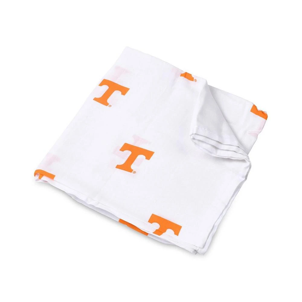 商品Three Little Anchors|Infant White Tennessee Volunteers 47'' x 47'' Muslin Swaddle Blanket,价格¥172,第1张图片