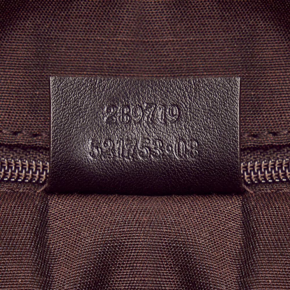 Gucci Beige/Black/Brown  Canvas Tote Bag商品第6张图片规格展示