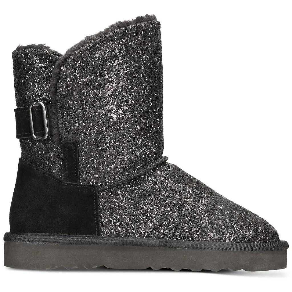 商品Style & Co|Style & Co. Womens Teenyy F Glitter Cold Weather Winter & Snow Boots,价格¥54,第2张图片详细描述