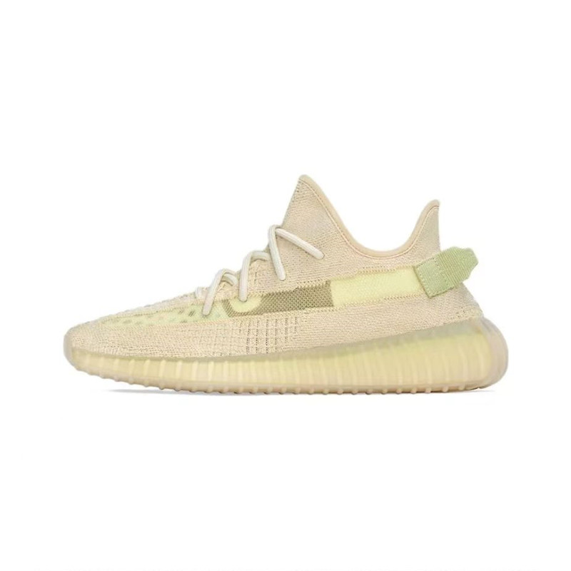 ADIDAS ORIGINALS YEEZY BOOST 350 V2 FLAX 浅棕色亚麻亚洲限定椰子低帮运动休闲鞋商品第1张图片规格展示