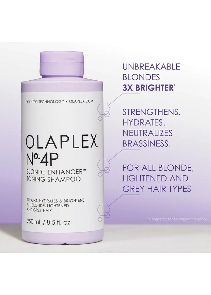 商品Olaplex|No.4P Blonde Enhancer™ Toning Shampoo 250ml,价格¥298,第5张图片详细描述